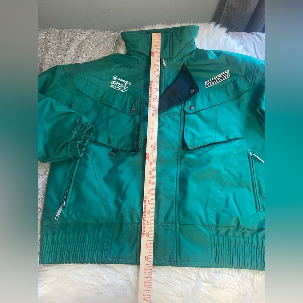Vintage Spyder Sz L Men's Green Performance Jacket/ Ski Jacket - Picture 11 of 16
